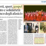 14.11.2024 Rettifica: “Concerti, sport, gospel, tra aiuto e solidarietà a fianco degli Afasici” – Il Tirreno